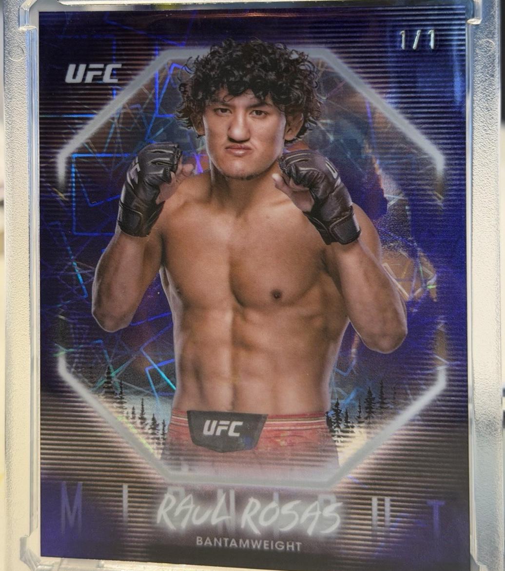 Raul Rosas 2025 Topps Midnight UFC Base #14 Black Light