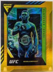 Israel Adesanya 2022 Panini Chronicles UFC Base One #466 Platinum