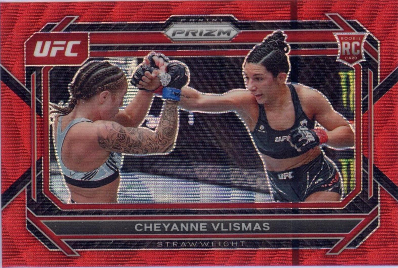 Cheyanne Vlismas 2023 Panini Prizm UFC Base #98 Ruby Wave