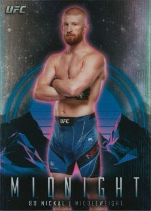 Bo Nickal 2024 Topps Midnight UFC Base #68 Topps Industry Conference Promo