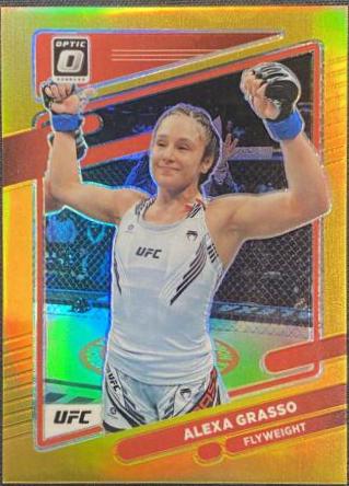 Alexa Grasso 2022 Panini Donruss Optic UFC Base #91 Gold