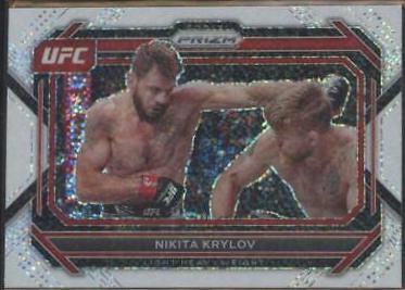 Nikita Krylov 2023 Panini Prizm UFC Base #49 White Sparkle
