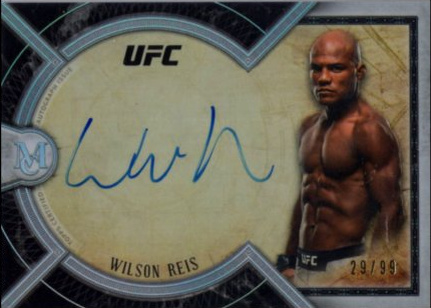 Wilson Reis 2018 Topps UFC Museum Collection Museum Autographs #MA-WR Ruby
