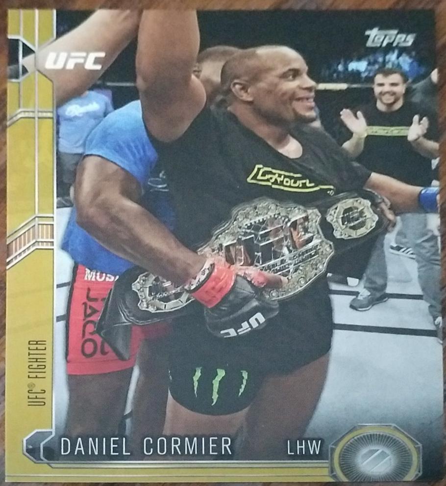 Daniel Cormier 2015 Topps UFC Chronicles Base #192 Gold