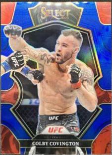 Colby Covington 2023 Panini Select UFC Premier Level #200 Blue Disco