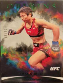 Zhang Weili 2022 Panini Chronicles UFC Base Flux #346 Bronze