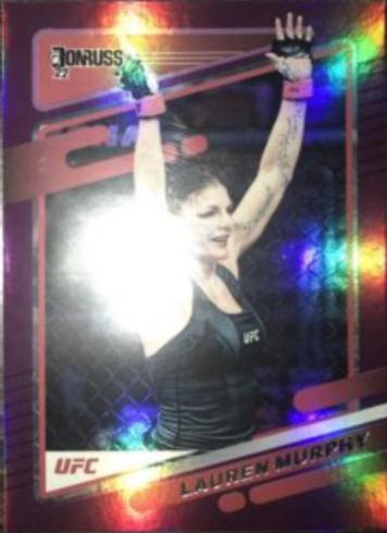 Lauren Murphy 2022 Panini Donruss UFC Base #113 Purple Laser