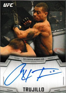 Abel Trujillo 2014 Topps UFC Knockout Autographs #KA-AT Red Ink