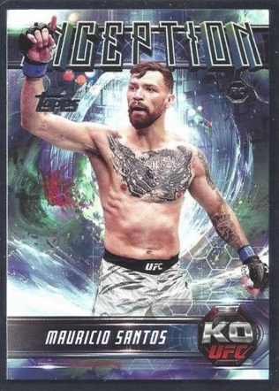 Mauricio Ruffy 2025 Topps Knockout UFC Inception #IN-80 Gold