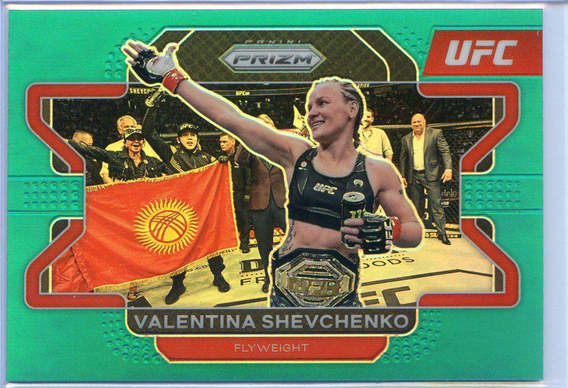 Valentina Shevchenko 2022 Panini Prizm UFC Base #52 Teal
