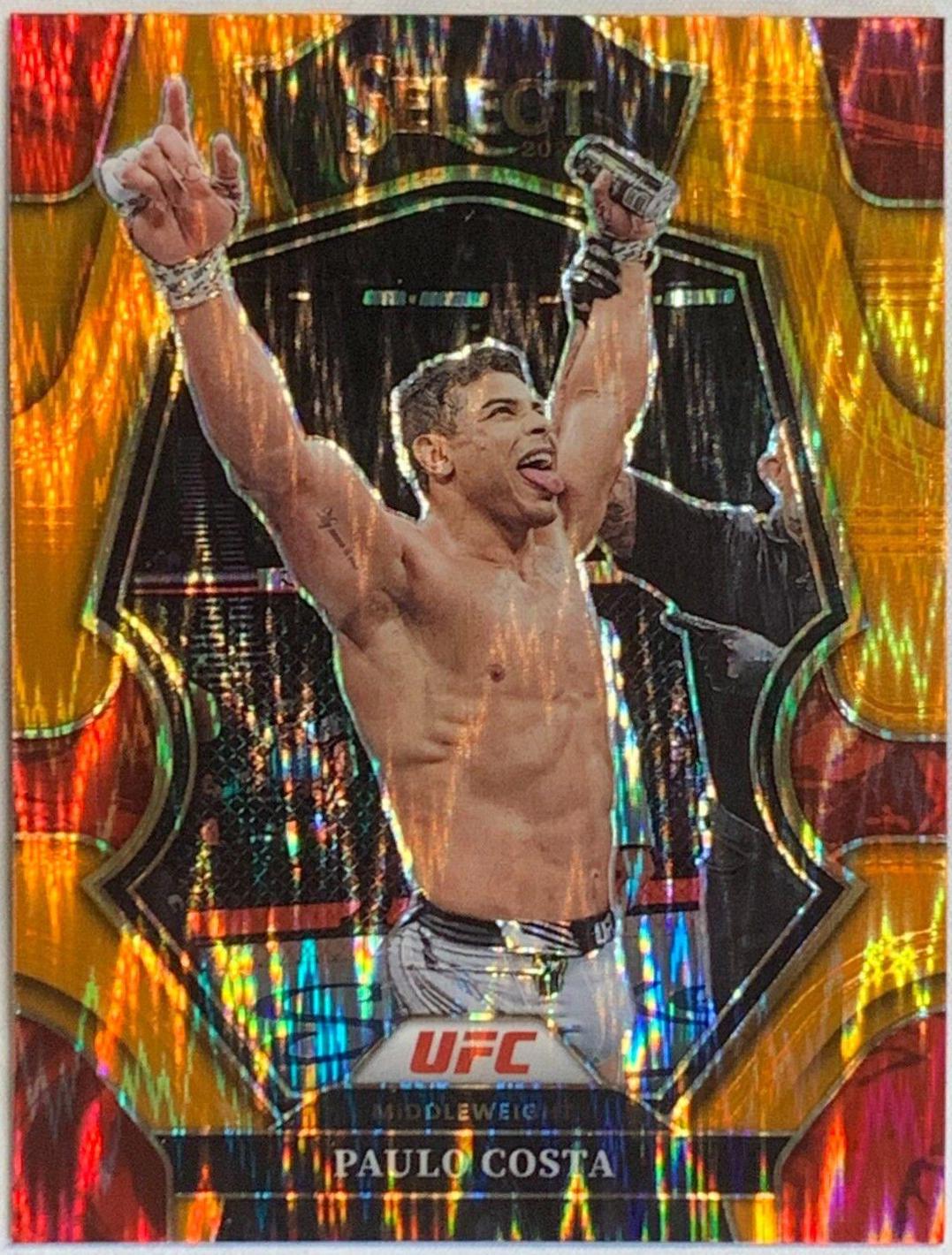 Paulo Costa 2023 Panini Select UFC Premier Level #149 Orange Flash
