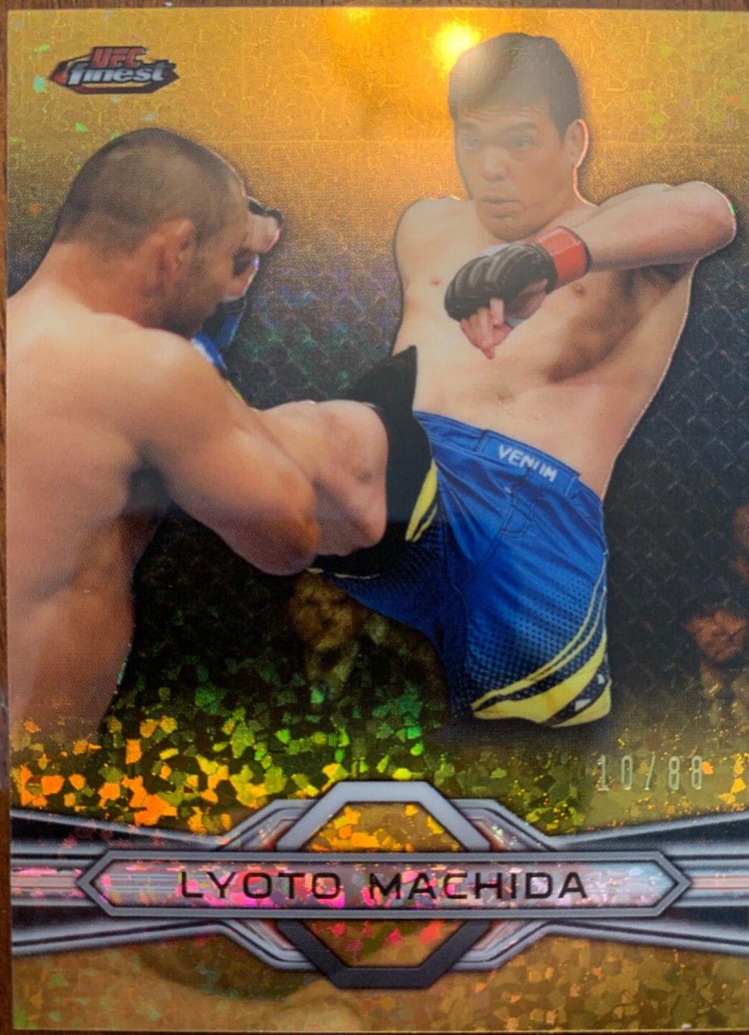 Lyoto Machida 2013 Topps Finest UFC Base #31 Gold