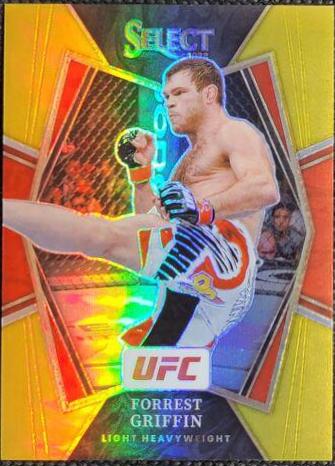 Forrest Griffin 2022 Panini Select UFC Premier Level #188 Gold