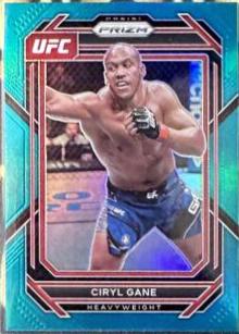 Ciryl Gane 2023 Panini Prizm UFC Base #115 Teal