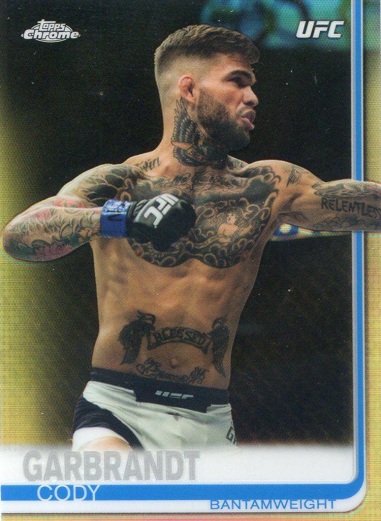 Cody Garbrandt 2019 Topps Chrome UFC Base #60 Refractor