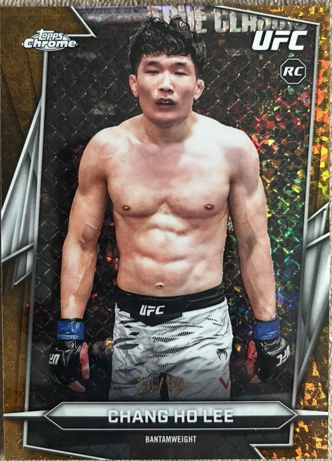 Chang Ho Lee 2026 Topps Chrome UFC Base #139 Gold Refractor