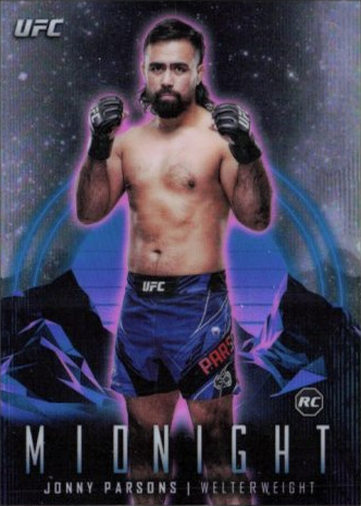 Jonny Parsons 2024 Topps Midnight UFC Base #11 Black Light