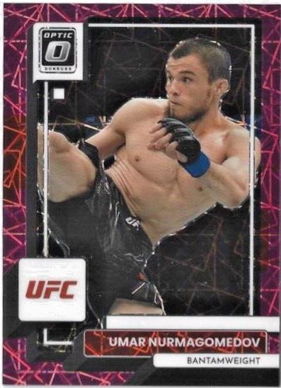 Umar Nurmagomedov 2023 Panini Donruss Optic UFC Base #84 Pink Velocity