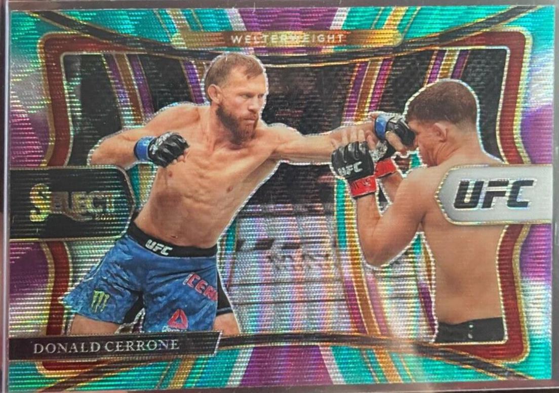 Donald Cerrone 2021 Panini Select UFC Premier Level #114 Tri Color