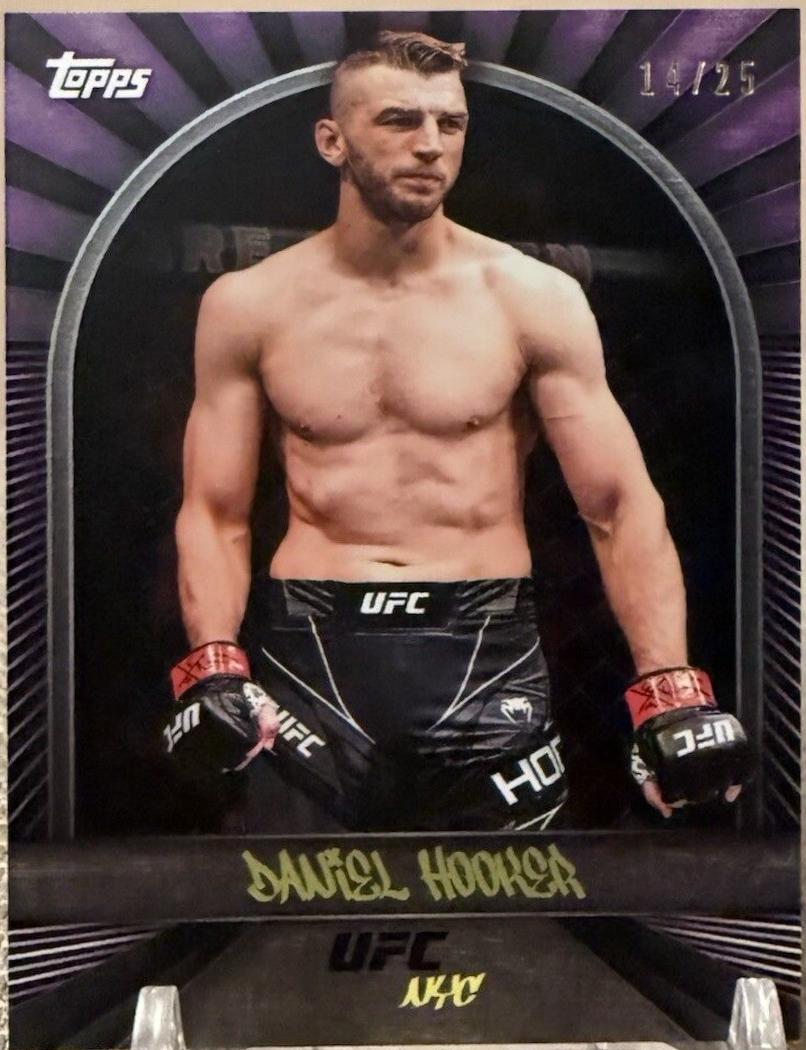 Dan Hooker 2024 Topps UFC NYC Base #25 Purple