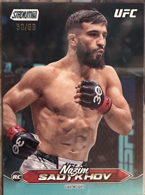 Nazim Sadykhov 2025 Topps Stadium Club UFC Base #40 Turquoise