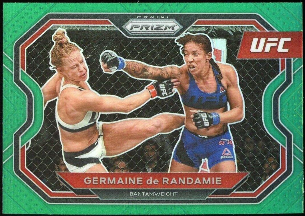 Germaine de Randamie 2021 Panini Prizm UFC Base #168 Green