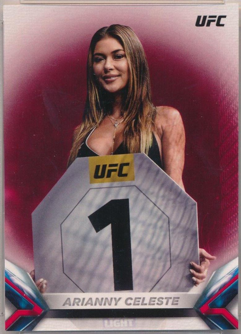 Arianny Celeste 2018 Topps UFC Knockout Base #15 Red