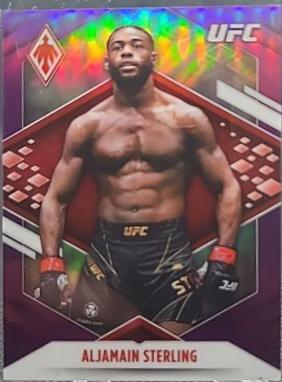Aljamain Sterling 2022 Panini Chronicles UFC Base Phoenix #307 Purple