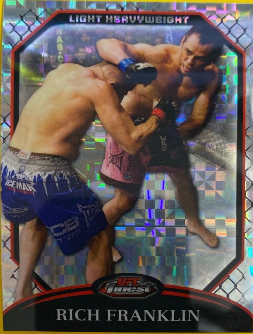 Rich Franklin 2011 Topps Finest UFC Base #34 Xfractor
