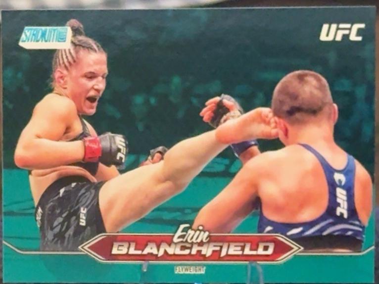 Erin Blanchfield 2025 Topps Stadium Club UFC Base #48 Teal