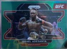 Israel Adesanya 2022 Panini Prizm UFC Base #23 Green