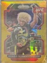Khabib Nurmagomedov 2022 Panini Prizm UFC Base #196 Gold