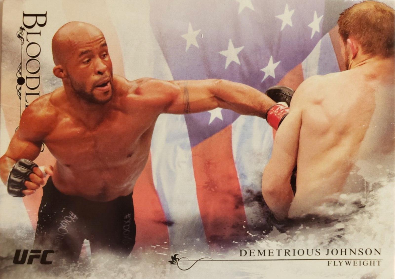 Demetrious Johnson 2014 Topps UFC Bloodlines Base #68 Flag