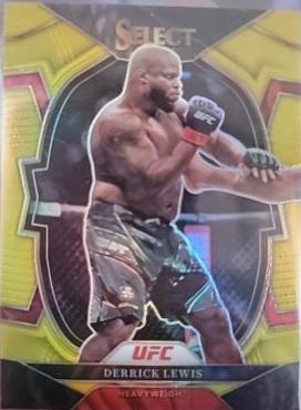 Derrick Lewis 2023 Panini Select UFC Concourse #72 Gold