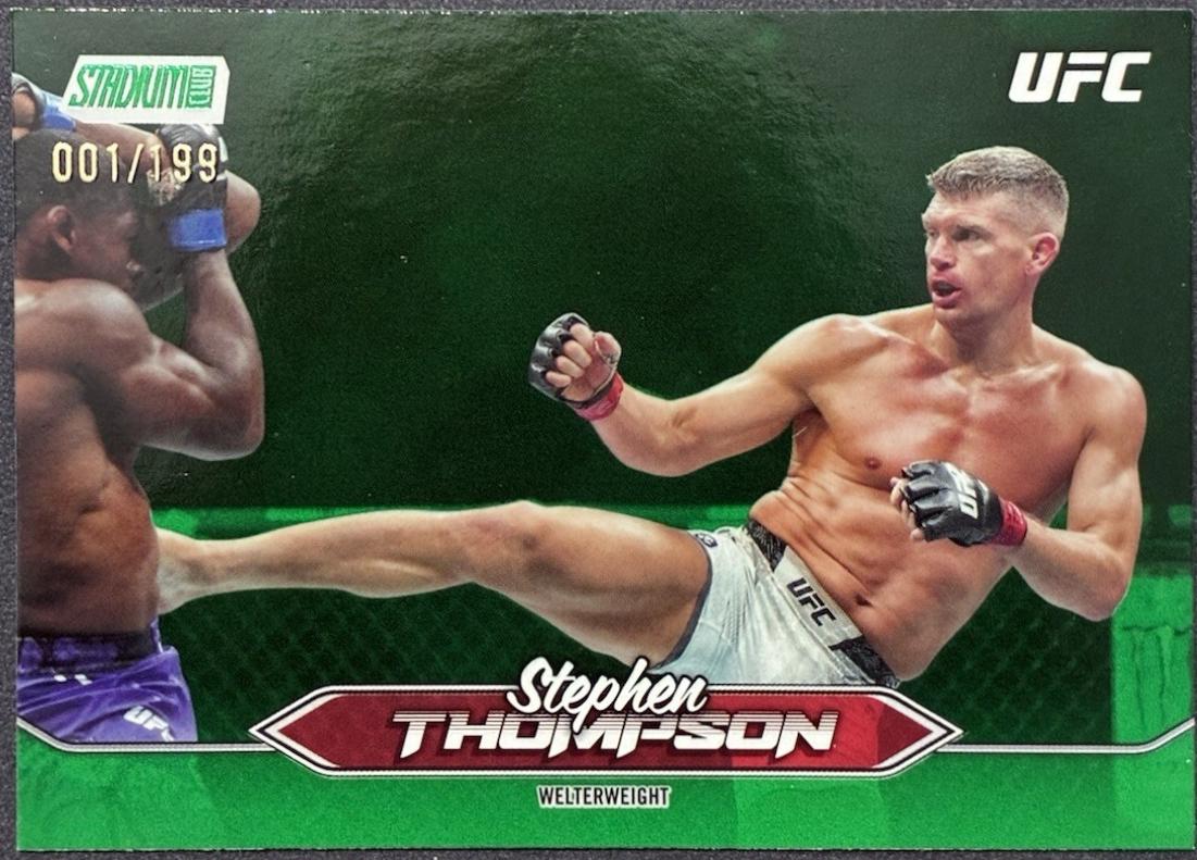 Stephen Thompson 2025 Topps Stadium Club UFC Base #37 Green