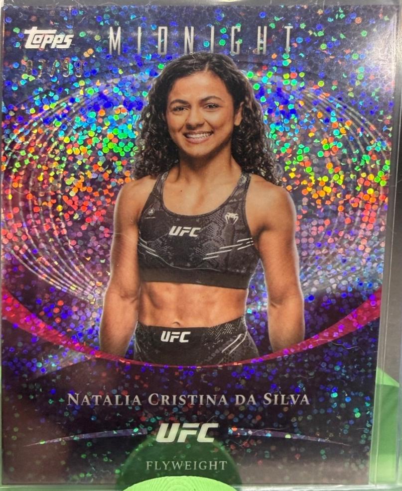 Natalia Silva 2026 Topps Midnight UFC Base #11 Twilight