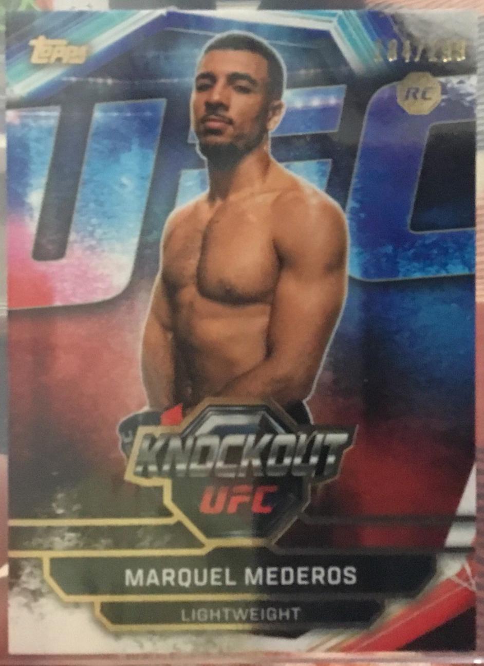 Marquel Mederos 2026 Topps Knockout UFC Base #79 Black