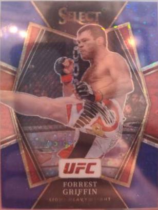 Forrest Griffin 2022 Panini Select UFC Premier Level #188 Blue Disco