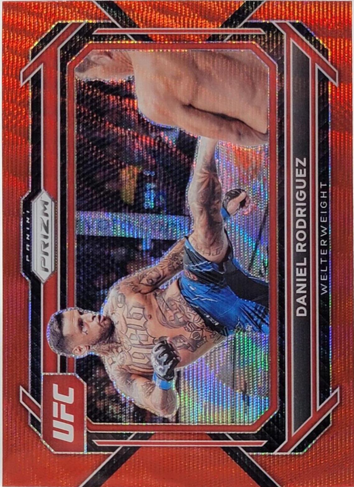Daniel Rodriguez 2023 Panini Prizm UFC Base #60 Ruby Wave
