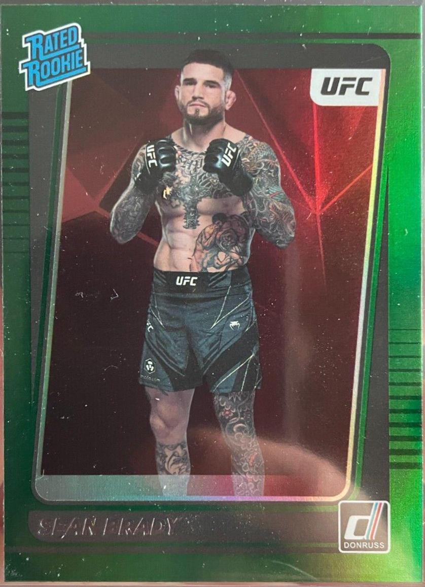 Sean Brady 2022 Panini Donruss UFC Base #214 Green