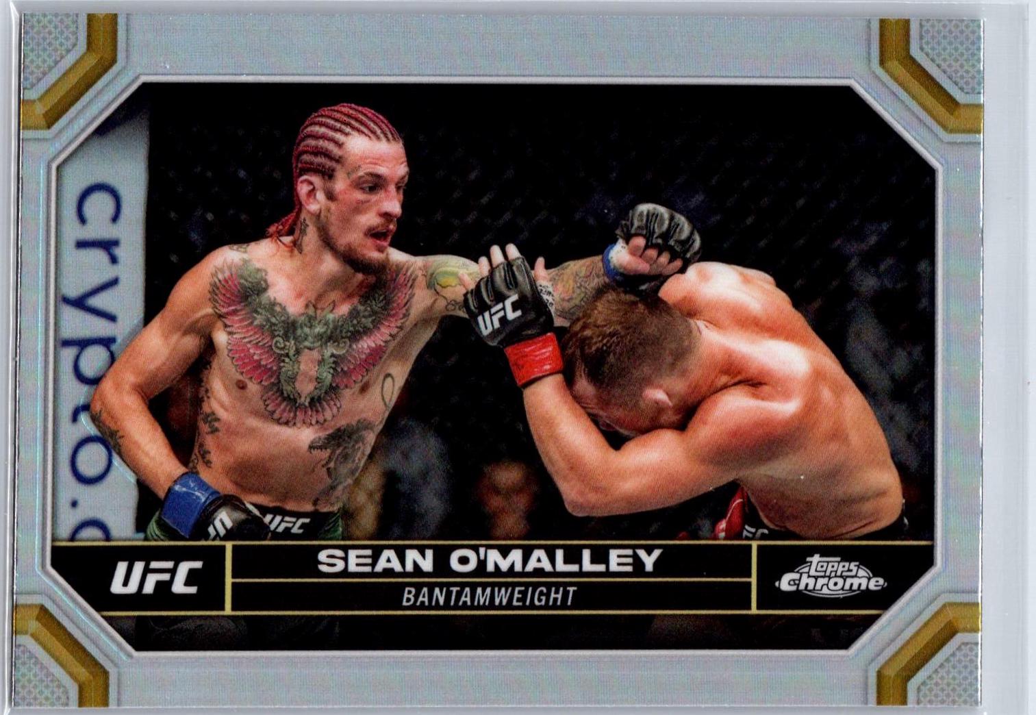 Sean O'Malley 2024 Topps Chrome UFC Base #173 Refractor