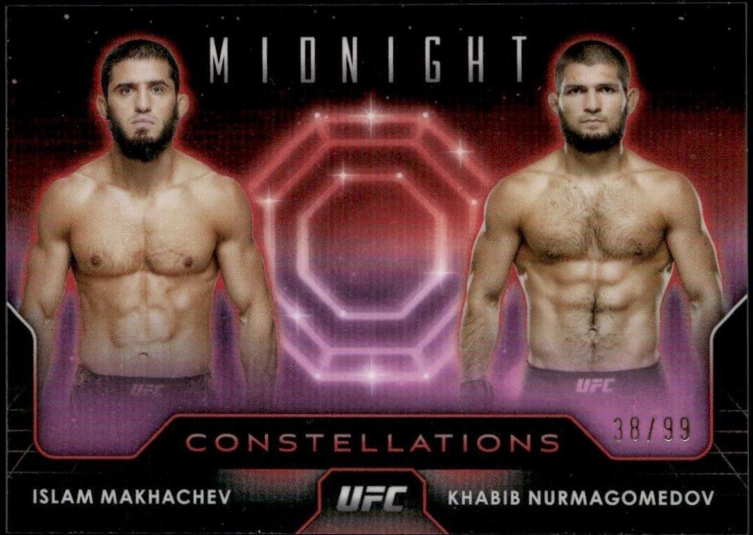Khabib Nurmagomedov / Islam Makhachev 2024 Topps Midnight UFC Constellations #CO-1 Twilight