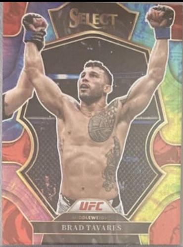 Brad Tavares 2023 Panini Select UFC Premier Level #120 Tie Dye