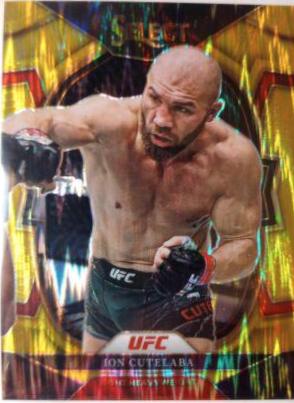 Ion Cuțelaba 2023 Panini Select UFC Concourse #74 Gold Flash