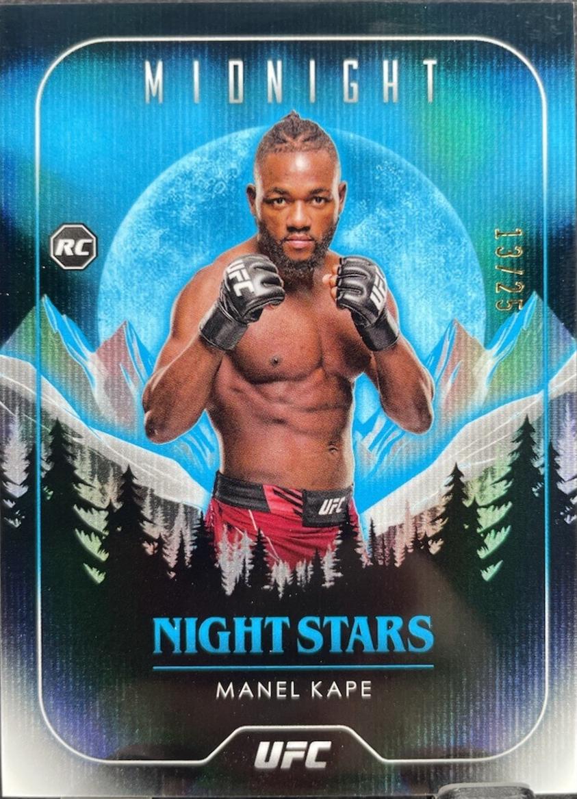 Manel Kape 2024 Topps Midnight UFC Night Stars #NS-11 Moonrise