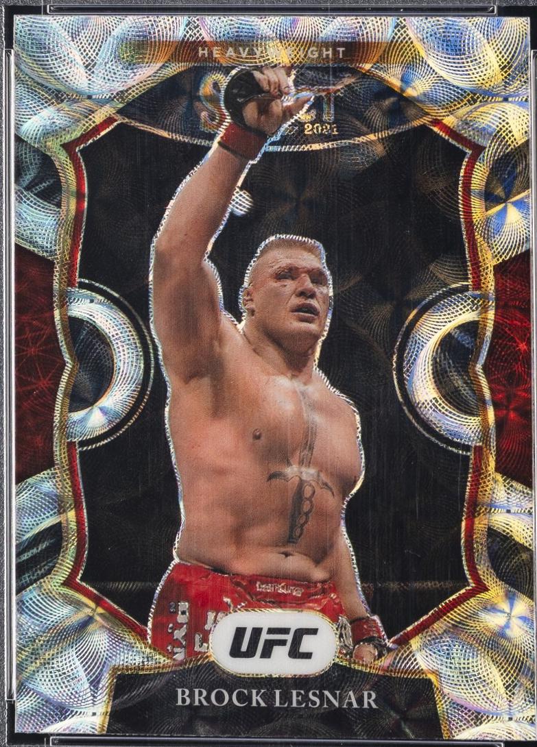 Brock Lesnar 2021 Panini Select UFC Concourse #18 Scope