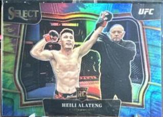 Heili Alateng 2023 Panini Select UFC Octagonside #202 Tie Dye