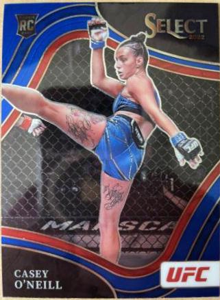 Casey O'Neill 2022 Panini Select UFC Octagonside #212 Blue Prizm