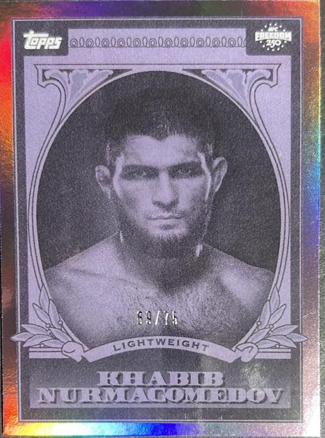 Khabib Nurmagomedov 2026 Topps UFC Freedom 250 UFC Dollar #UD-4 Purple