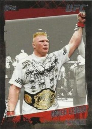 Brock Lesnar 2010 Topps UFC Base #82 Bronze